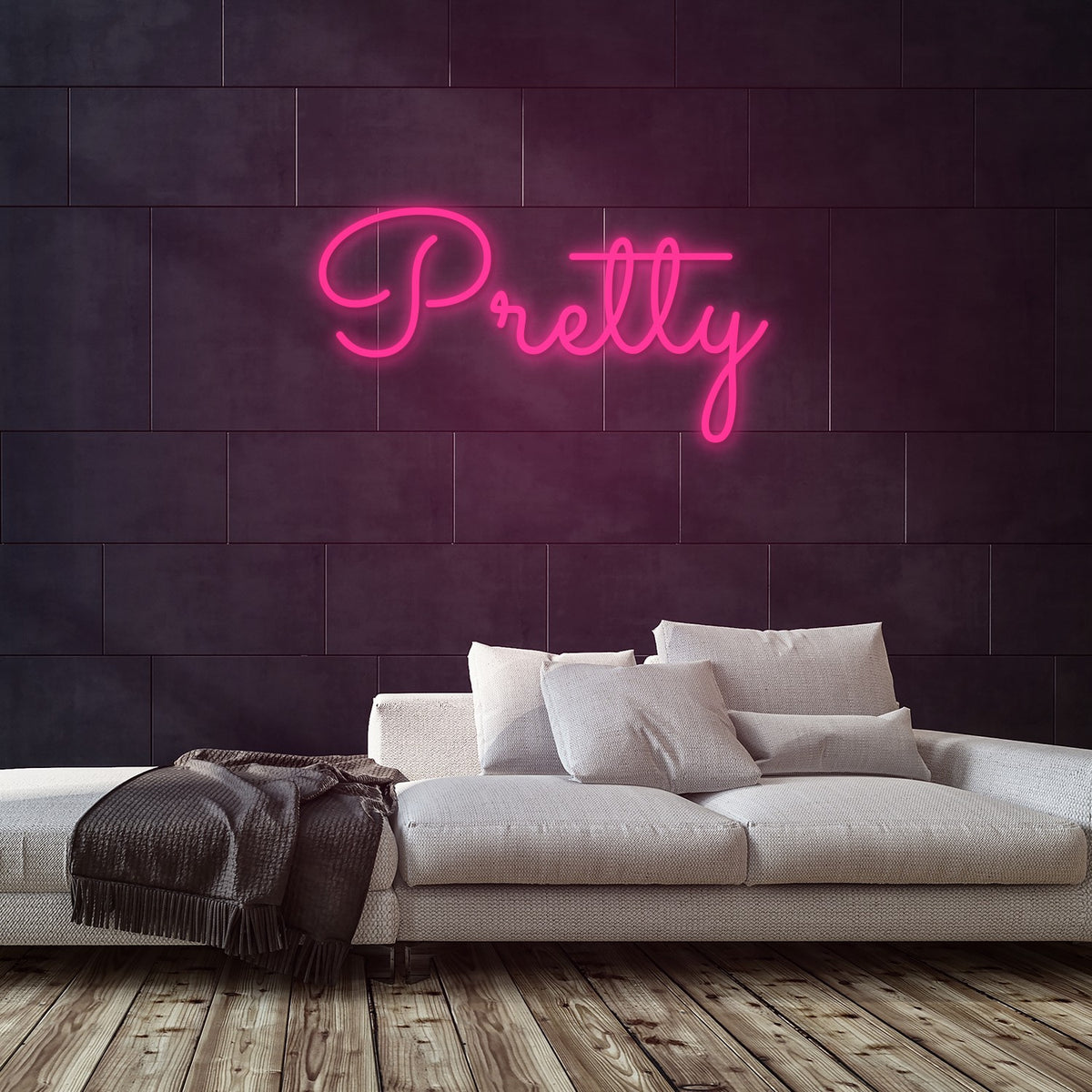 Pretty Neon Sign — Pink neon (room)