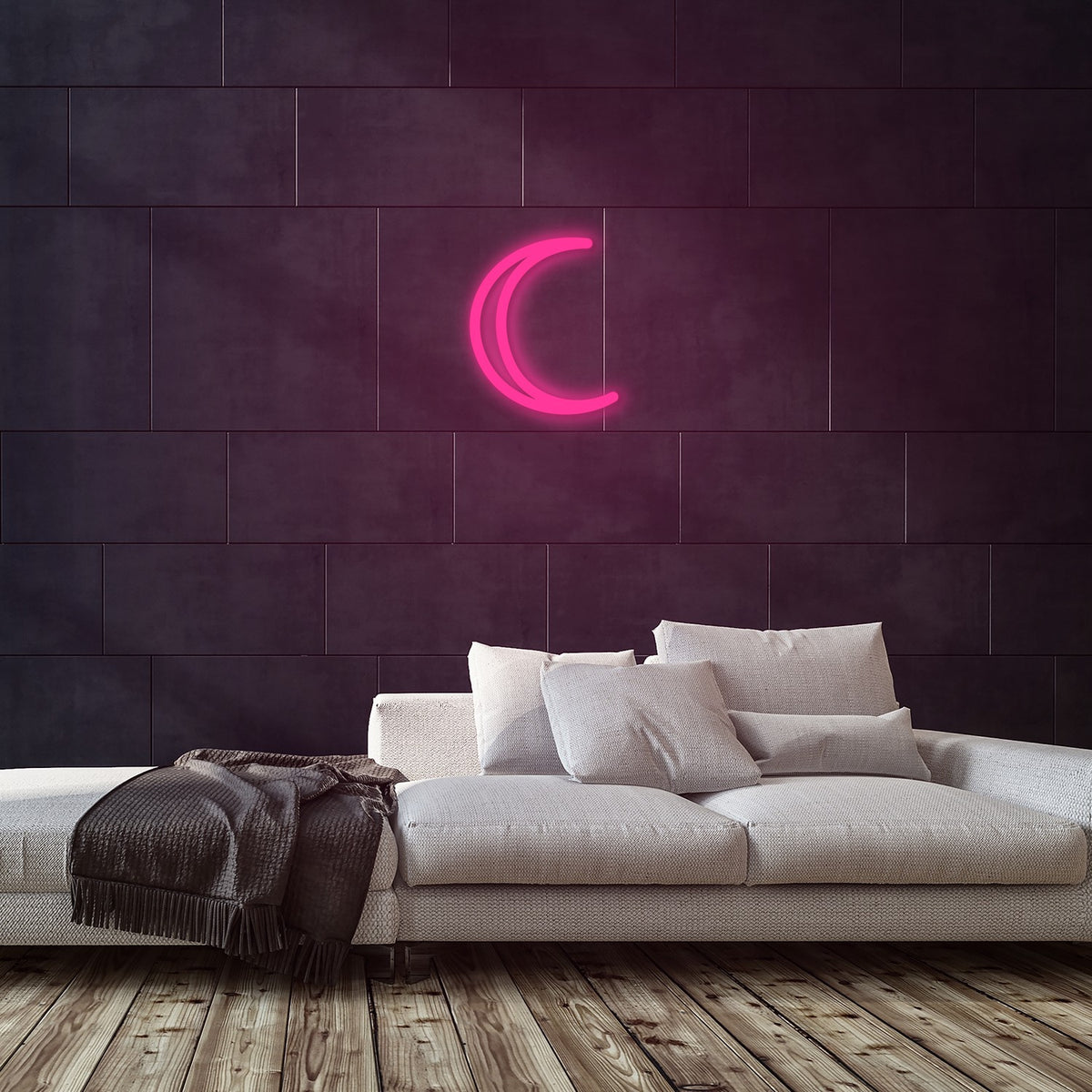 Night Neon Sign — Pink neon (room)