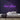 One Love Neon Sign — Purple neon (room)