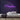 Horseshoe Neon Sign — Purple neon (room)