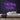 Talk Thirty To Me Neon Sign — Purple neon (room)