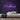 Heartbreak Neon Sign — Purple neon (room)