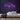 Drop Top Neon Sign — Purple neon (room)