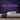 Stay A While Neon Sign — Purple neon (room)