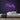 Howdy Neon Sign — Purple neon (room)
