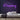 Dreaming Neon Sign — Purple neon (room)