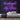 Goodnight My Love Neon Sign — Purple neon (room)
