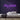 Stay Awhile Neon Sign — Purple neon (room)