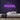 Motel Neon Sign — Purple neon (room)