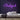 Backyard Neon Sign — Purple neon (room)