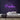 Paradise Neon Sign — Purple neon (room)