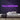 Fallon Open Neon Sign — Purple neon (room)