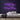 Wish You Were Here Neon Sign — Purple neon (room)