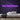 We're Open Neon Sign — Purple neon (room)