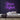German Shepherd Neon Sign — Purple neon (room)