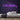 21st Birthday Neon Sign — Purple neon (room)