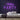 Birthday Party Neon Sign — Purple neon (room)
