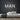 Man Neon Sign — White neon (room)
