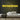 We're Open Neon Sign — Yellow neon (room)