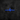 Heartbeat Neon Sign — Blue neon (studio)