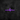 Heartbeat Neon Sign — Purple neon (studio)