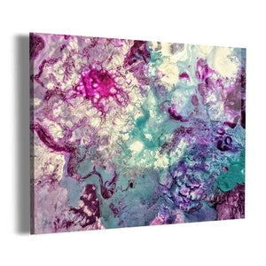Purple Teal Melody Wall Art