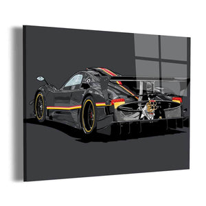 Pagani Zonda Revolucion Wall Art