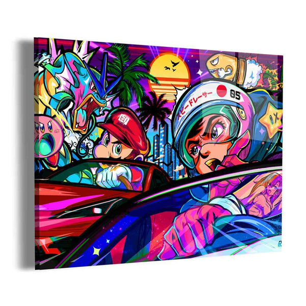 Super Miami Speed Race Wall Art – Canvas Freaks