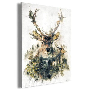 Surreal Deer Wall Art