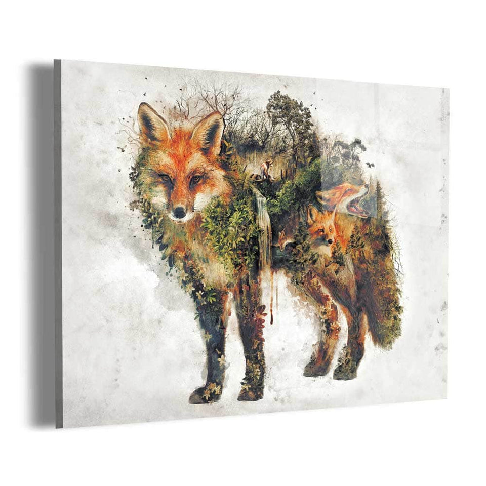 Surreal Fox Wall Art – Canvas Freaks
