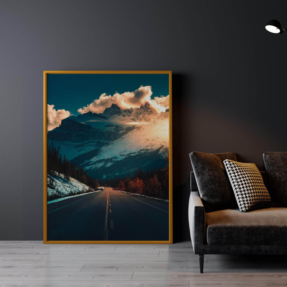 The Road to Discovery Wall Art Canvas Freaks