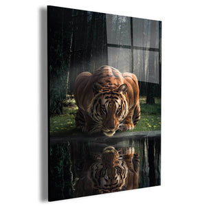 Tiger in the Woods Wall Art