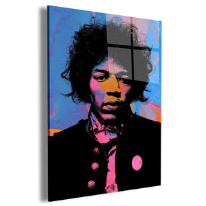 Jimi Hendrix Bright Colors Wall Art