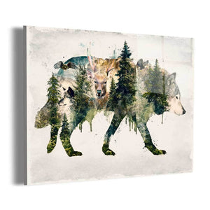 Wolf Walk Wall Art