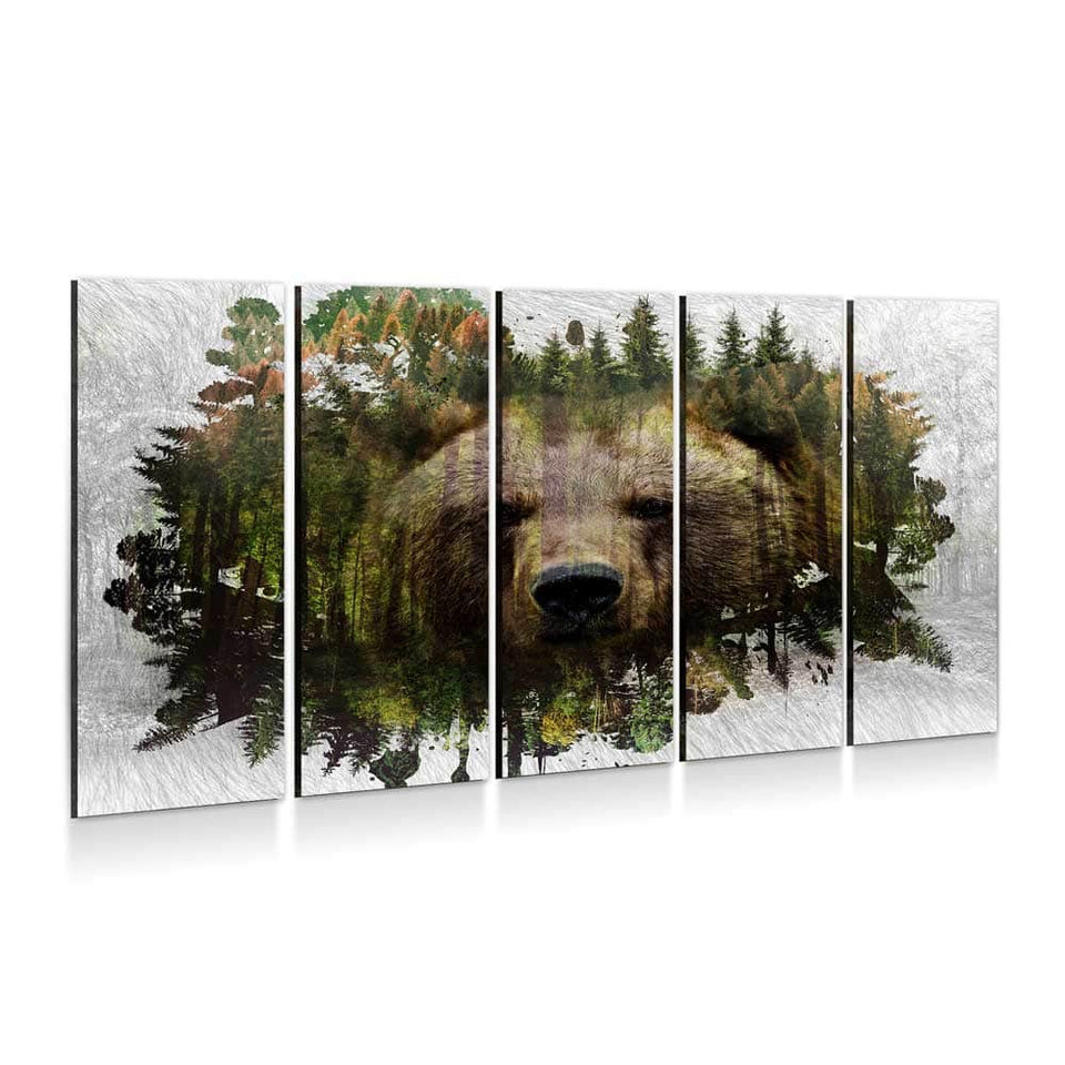 Bear Habitat Wall Art Canvas Freaks