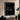 Focus Black Wall Art — In room (ornate)