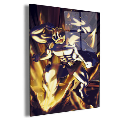 Machamp by Artist Dayandnite Wall Art — Acrylic glass