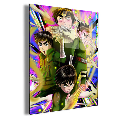 Might Guy and Rock Lee Wall Art — Acrylic glass