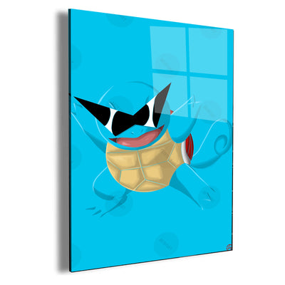 Squirtle by Artist Dayandnite Wall Art — Acrylic glass