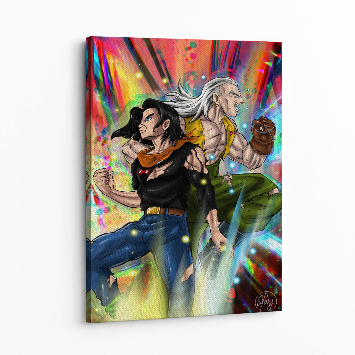Android 17 and Android 13 Wall Art — Canvas