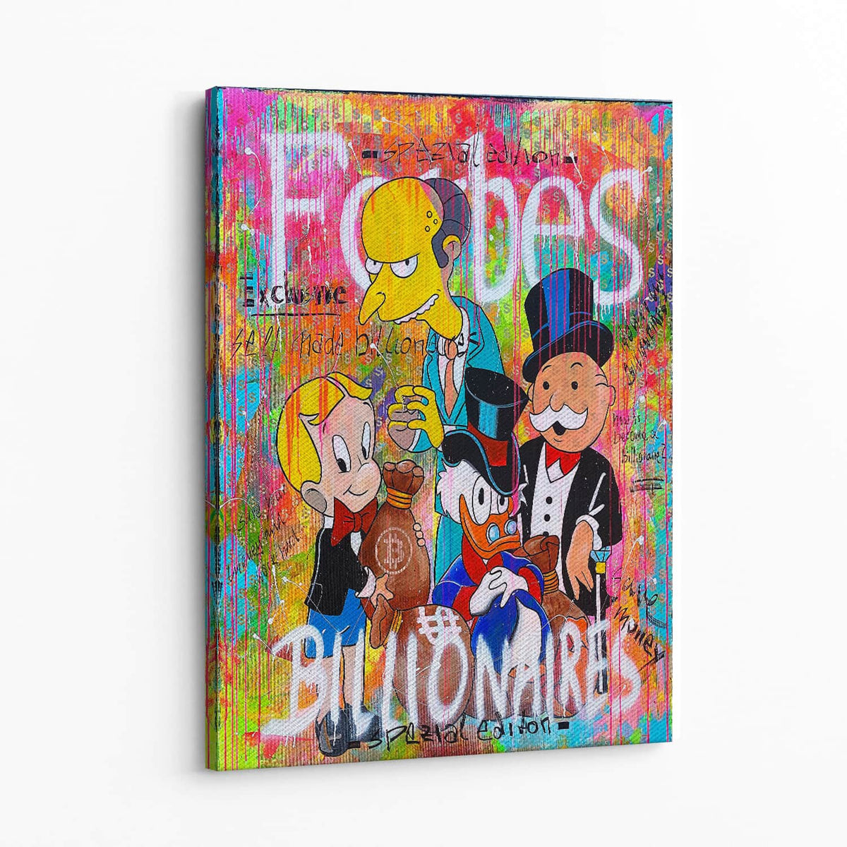 Billionaires Club Wall Art — Canvas