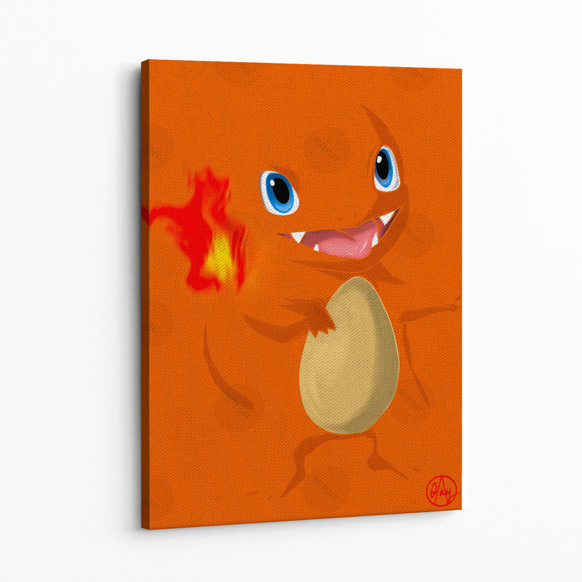 Charmander by Artist Dayandnite Wall Art — Canvas