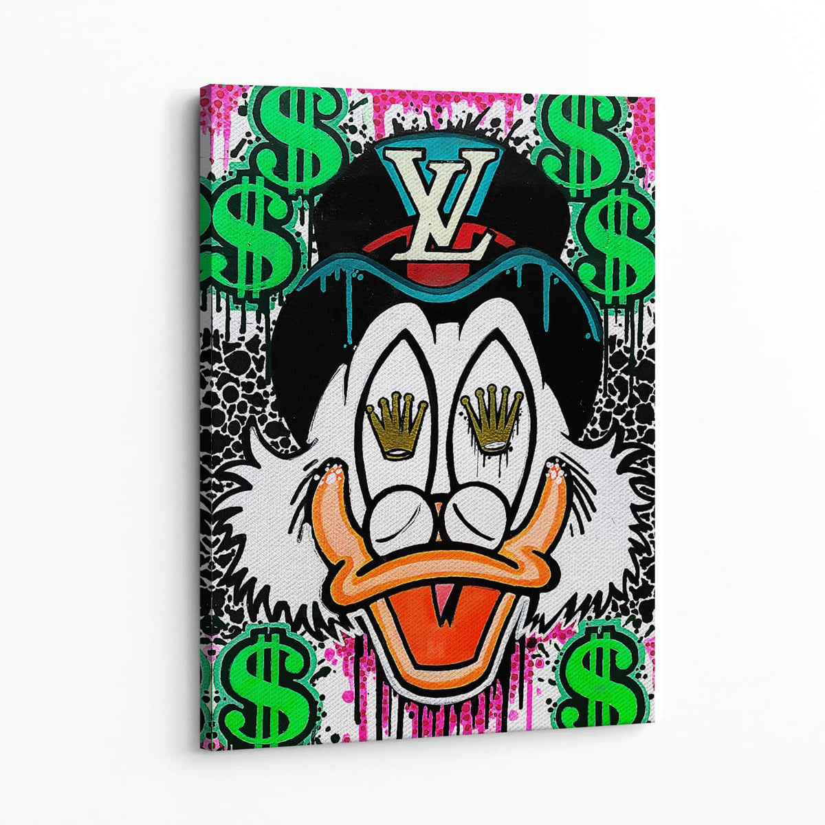 Crowned Eyes Wall Art — Canvas