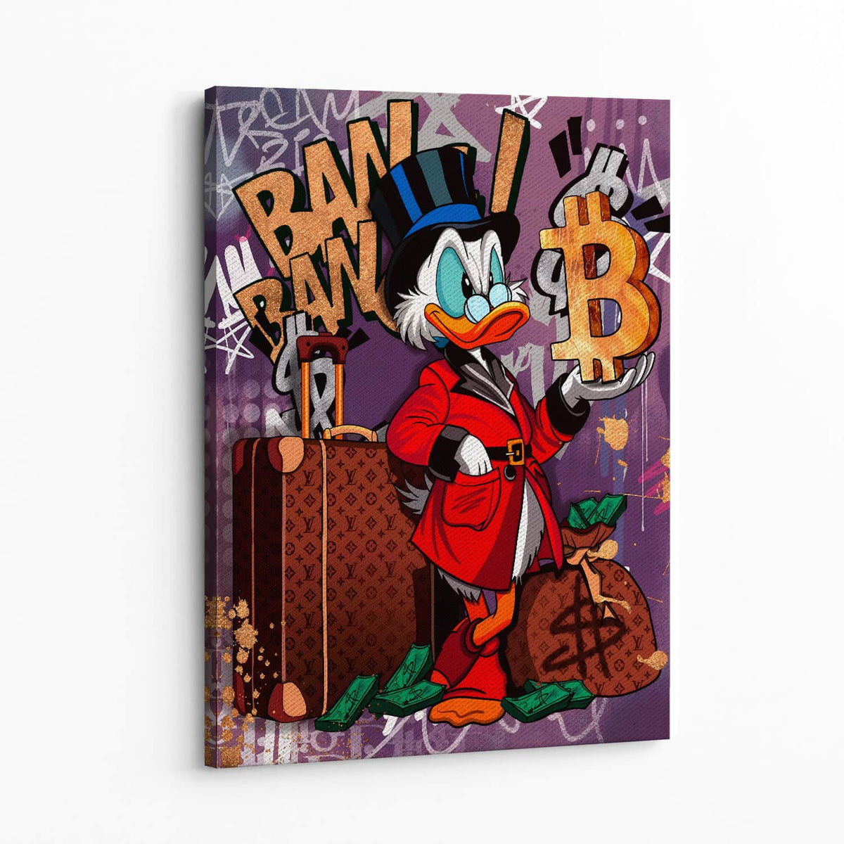 Crypto Baron Wall Art — Canvas