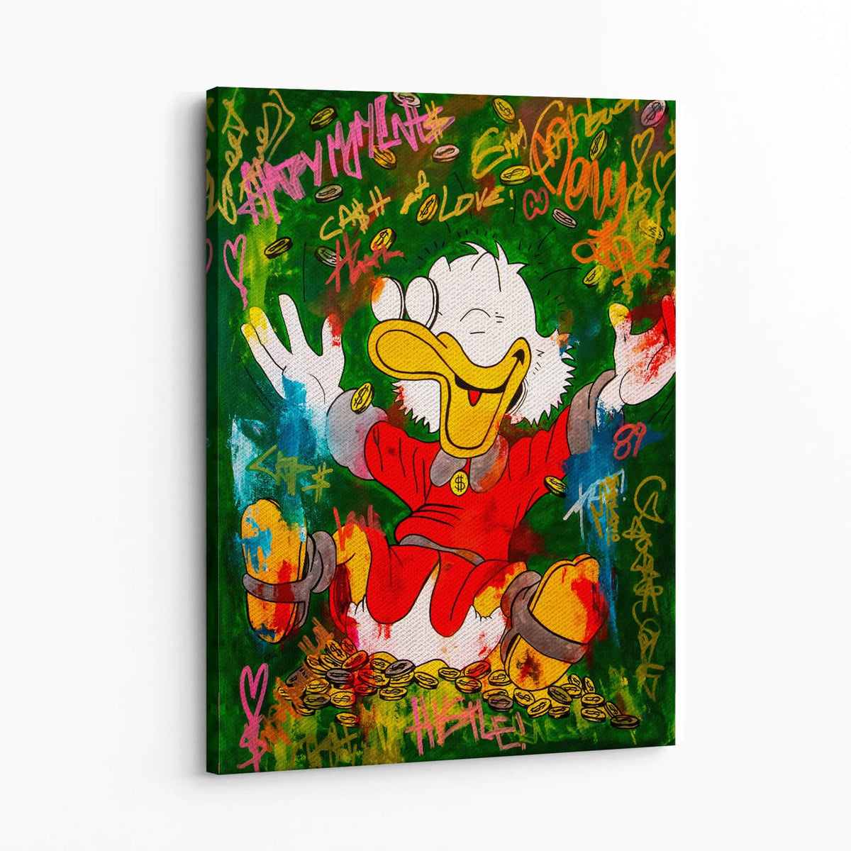 Dancing in Gold Wall Art — Canvas