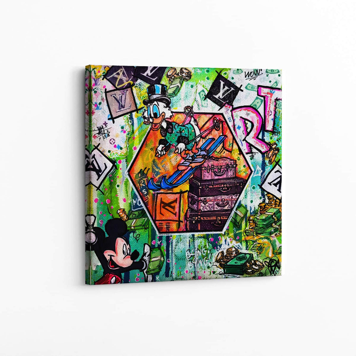 Designer Descent Wall Art — Canvas