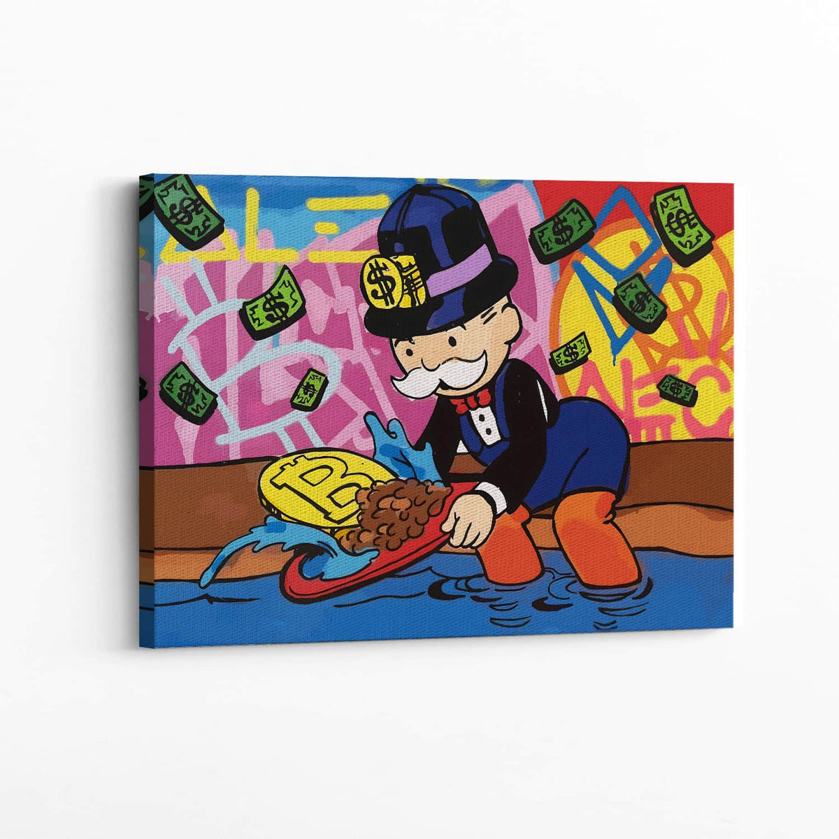 Digital Gold Rush Wall Art — Canvas