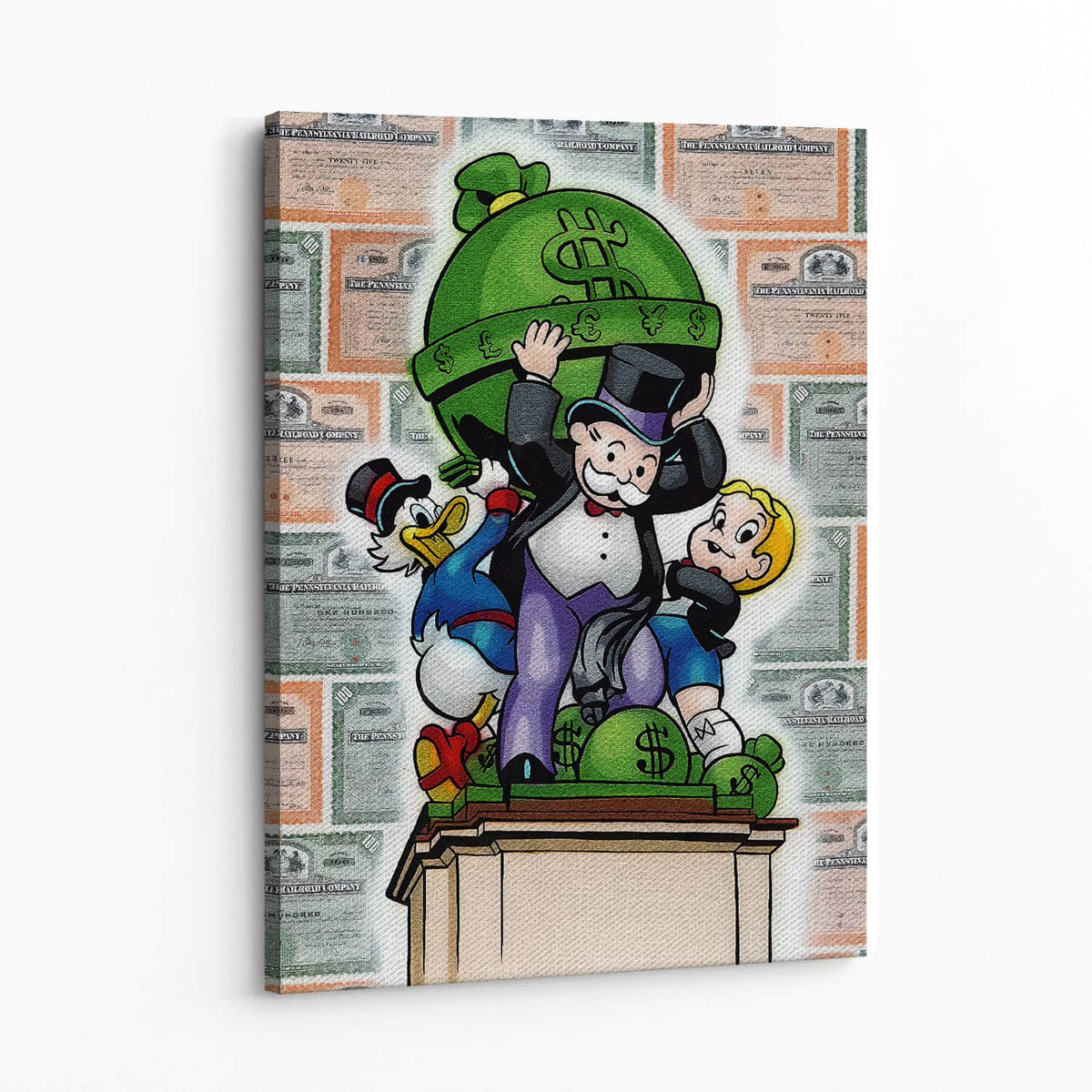 Hoisted Fortune Wall Art — Canvas
