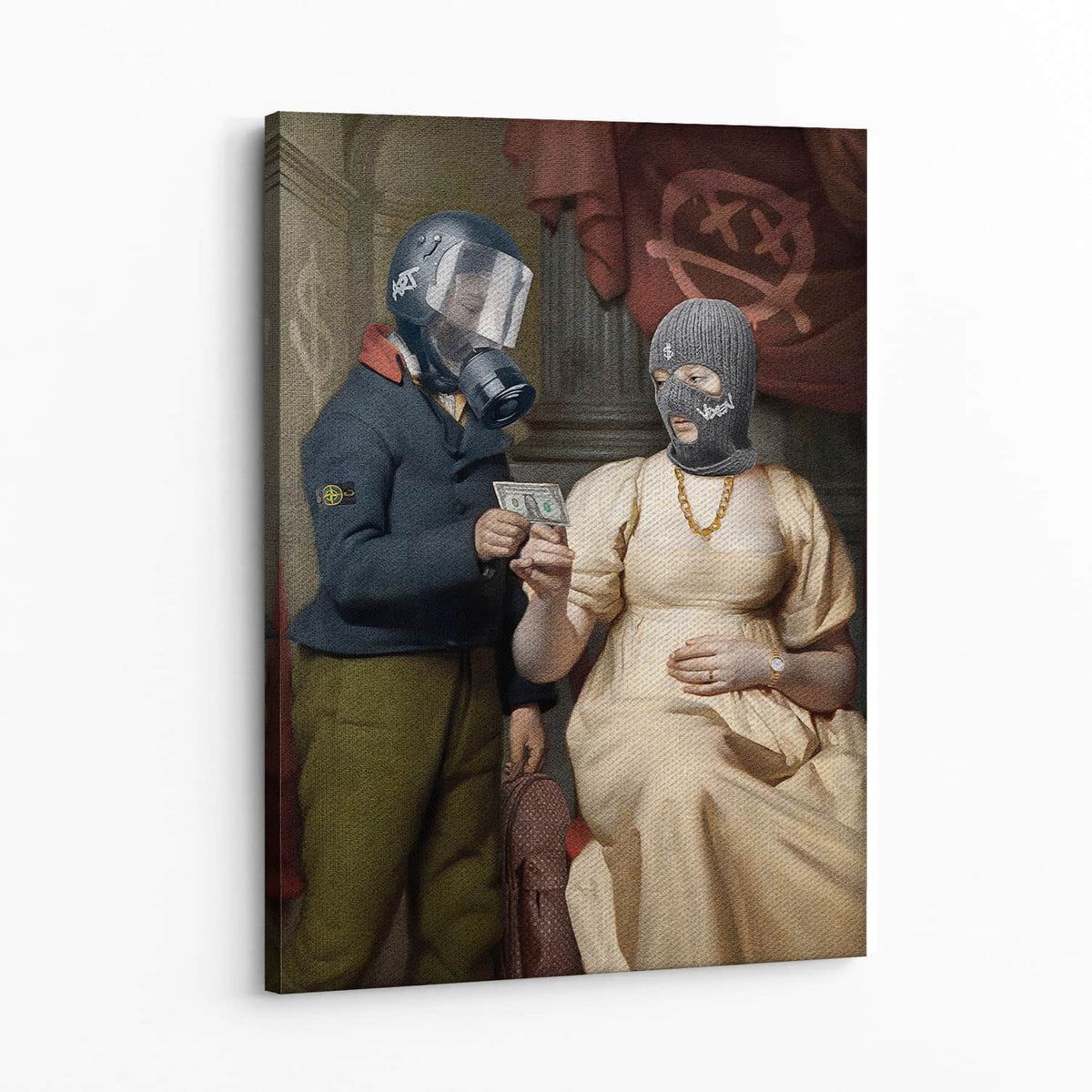 Hush Money Wall Art — Canvas