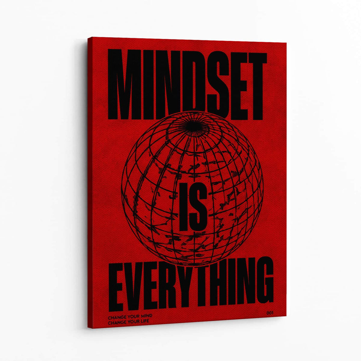 Mindset Is Everything Wall Art — Canvas